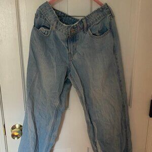 Hollister baggy jeans- like new!